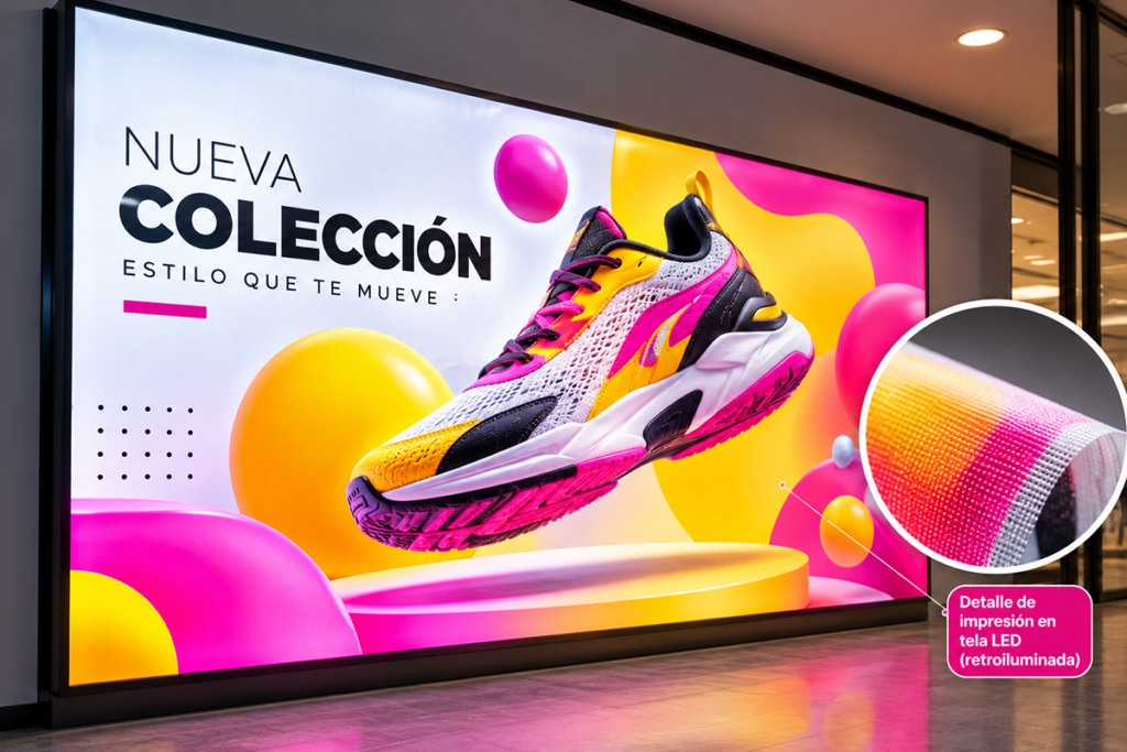 Tela LED "Caja Luminosa"